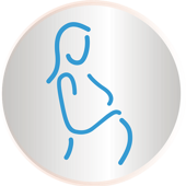 Pregnant woman icon Pregnant woman icon